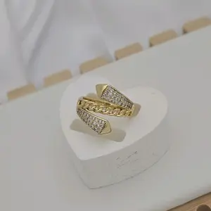 466 anillo gold plated