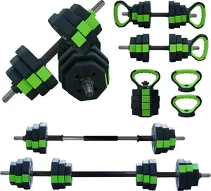 66lbs/88lbs Weight 4 in 1 Adjustable Kettlebell Set  Dumbbell Set Used as Kettlebells Barbell Push up Stand for GYM Home