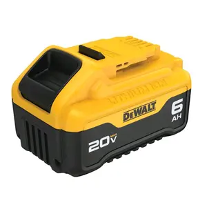 DEWALT 20V MAX Lithium-Ion 6.0Ah Battery for Power Tools Durable & High Capacity
