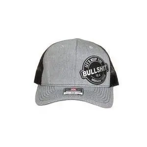 BS Patch Hat with Premium Leatherette on a Richardson 112 SnapBack Custom Patch Hat