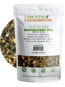 Alkaline Respiratory Tea Natural Beverage - Natural Relief mullein  leaf Organic Kidney Health Herbal Tea