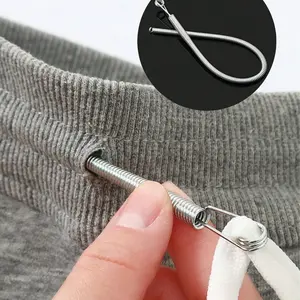 Spring-Loaded Flexible Drawstring Tool, 2-In-1 Elastic Band Inserter for Pants, Hoodies & Skirts, No-Sew DIY Helper, Christmas Gift for Women