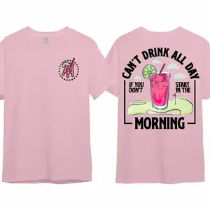 Barstool Drink Shirt, Can't Drink All Day T-shirt, Barstool Flag USA Shirt, Pink Barstool Lemon, Men's Shirt, Western Outfits, Unisex Shirt For Women