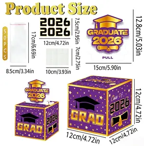 2026 Graduation Surprise Money Box Gift Set, DIY Fun Surprise Gift Box for Graduates, High School & College Students