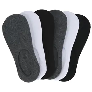 Sof Sole Comfort Footie Socks 6-Pack - Gray/White/Black