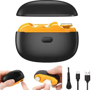 Electric Nail Clippers for All Ages, Rechargeable Safety Grinder, Pinch-Free Auto Trimmer with Debris Catcher, 2-Speeds Nail File and Polisher with LED Light, Quiet Care for Baby, Seniors and Adults,Suitable for Birthday Gifts&Christmas gifts