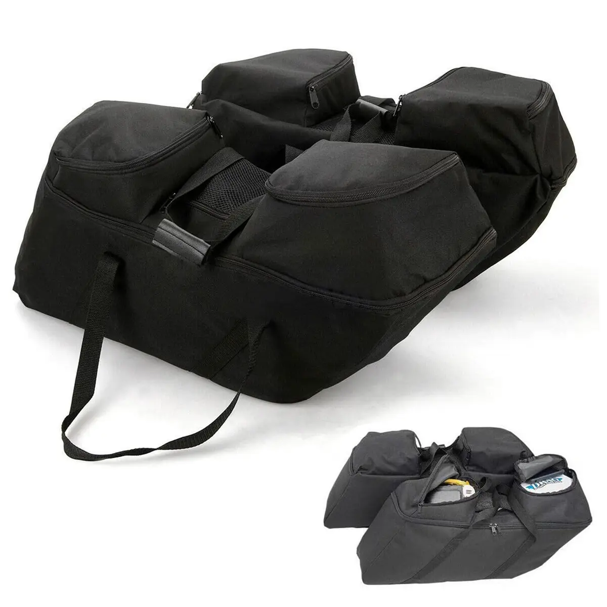Travel-Pak Saddlebag Tour Pack Liners Black for Harley Touring 1993-Up Hard Saddlebags