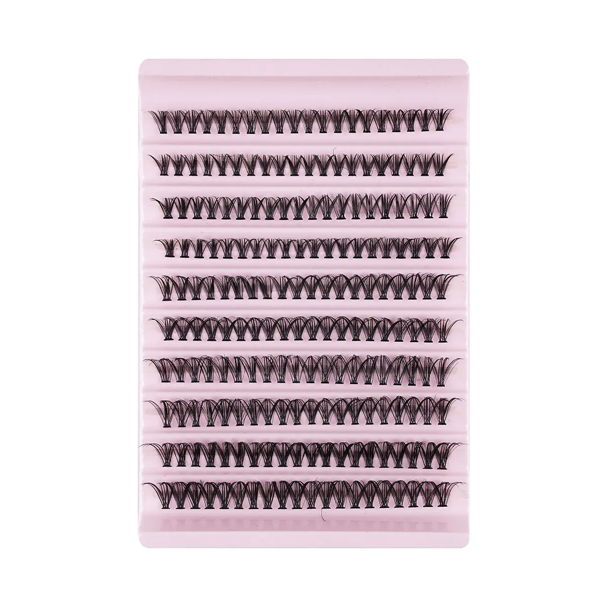200pcs 40D D Curl 3D Fluffy Lash Clusters, Super Soft Lightweight Reusable False Eyelashes for DIY Eyelash Extensions Application, Beginner-Friendly Makeup Product, Eyelashes Extensions