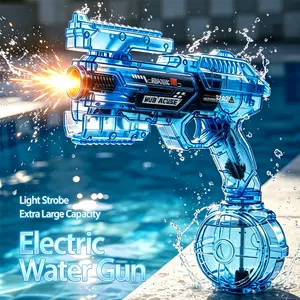 Trendy Electric Space Water Squirt Toy with Energy Ring & Burst Deformation, Summer vibes,Cool Light Effects, Large Capacity, Perfect for Summer Outdoor Courtyard Water Activities,Summervibes