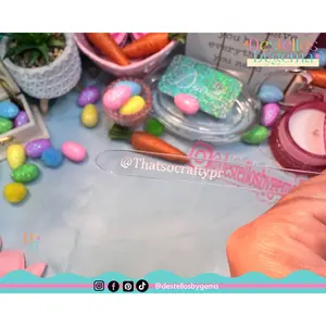 Custom Acrylic Cake Topper Sticks