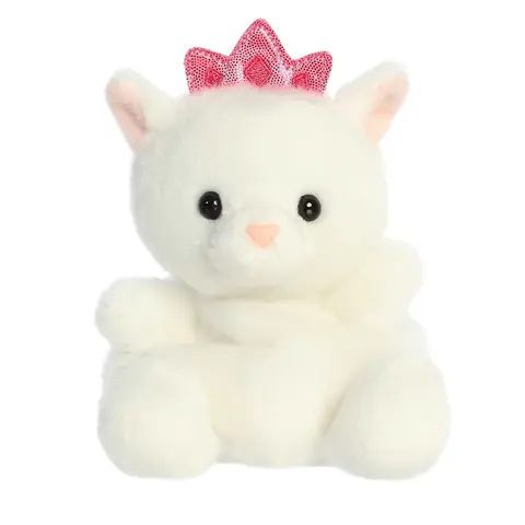 Palm Pals Adorable Priscilla Princess Kitty White Soft Plush Collectable Stuffed Animal