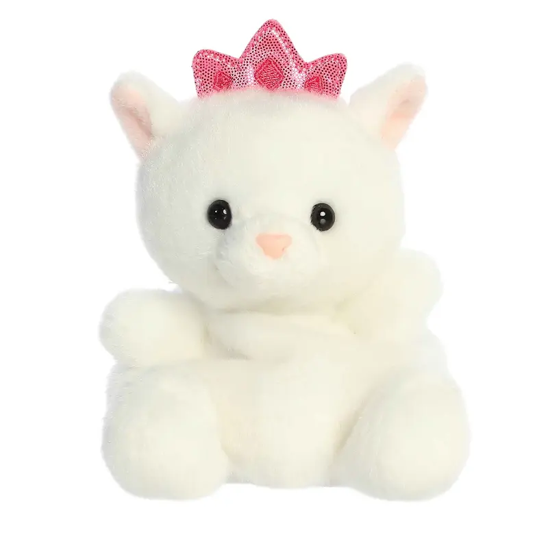 Palm Pals Adorable Priscilla Princess Kitty White Soft Plush Collectable Stuffed Animal