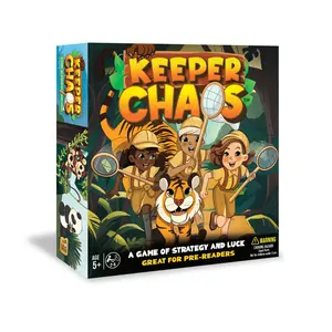 Keeper Chaos .. a NEW family friendly board game for ages 5 and up