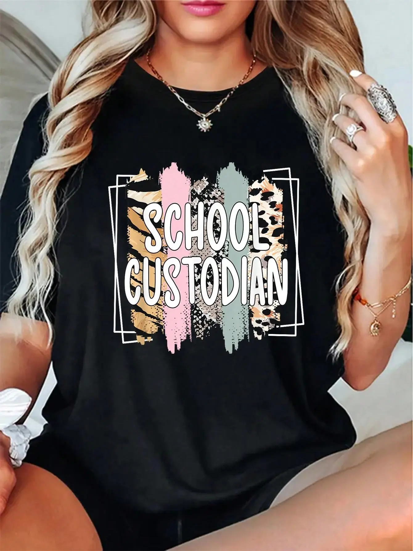 100% Cotton School Custodian Appreciation School Janitor T-Shirt T-Shirt