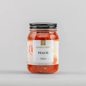 Raven's Nest Peach Salsa - 17 oz.