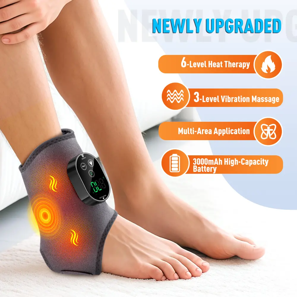 Foot Ankle Support Heated Massager,6 Temperature Levels (45-70)3 Vibration Mode Foot Relaxation Machine,Foot Massage Tool for Women & Men, Vibration Machines 15-min timer heat Rechargeable Heating - TikTok Shop Foot Ankle Support Heated Massager,6 Temperature Levels (45-70)3 Vibration Mode Foot Relaxation Machine,Foot Massage Tool for Women & Men, Vibration Machines 15-min timer heat Rechargeable Heating - TikTok Shop