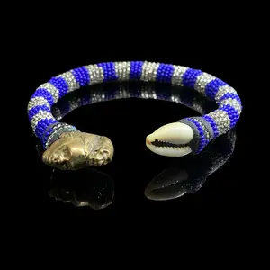Yemayá Ildé Bracelet – with Cowrie Shells & Bronze Charm (4 Variants)