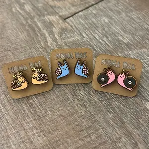 Disco Snail Earrings Disco Snail Earrings