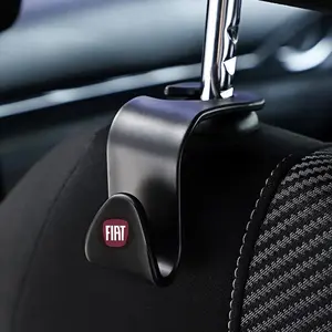 Car headrest hook, seat back organizer clip, Car Storage Organizers For Fiat 500 Punto 124 125 500 Bravo Stilo Panda Abarth Tipo Viaggio