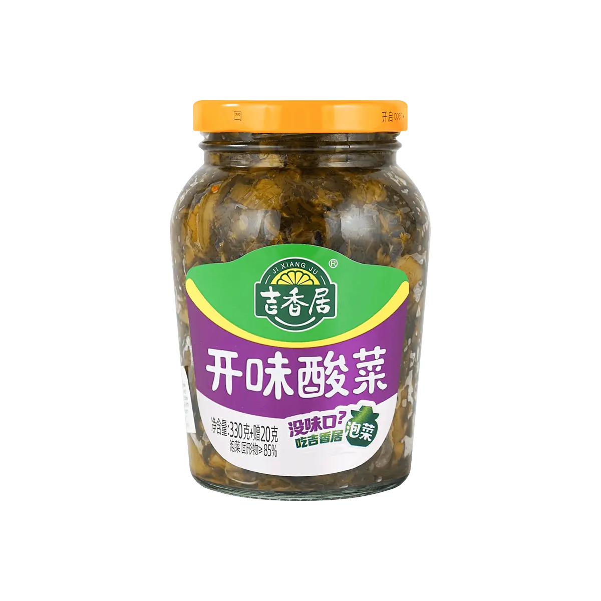 JI XIANG JU Spicy Pickled Vegetable Greens, 12.35oz