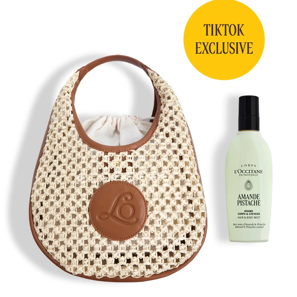 L'Occitane Almond Pistachio Mist + Tote
