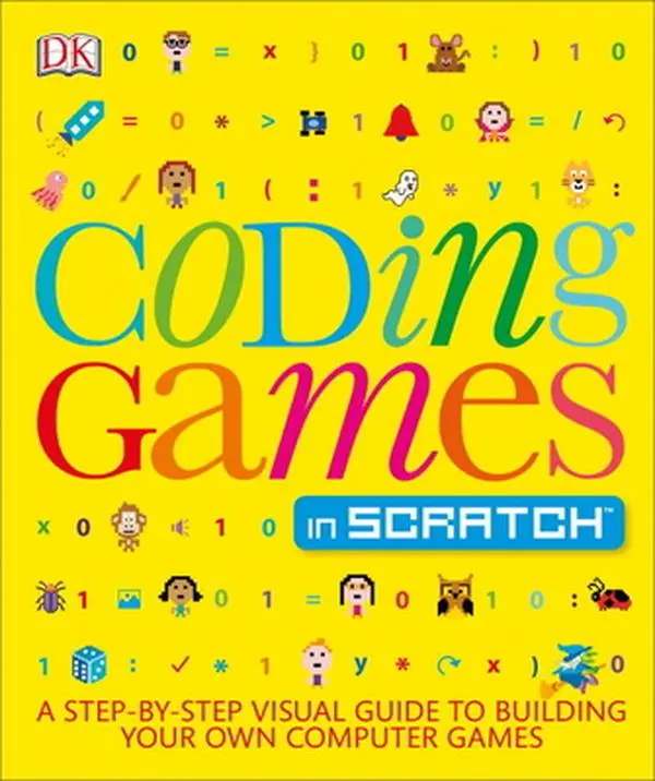USED Book - Coding Games in Scratch: A Step-By-Step Visual Guide to Building Your Own Computer Games by Woodcock, Jon (Paperback) - english