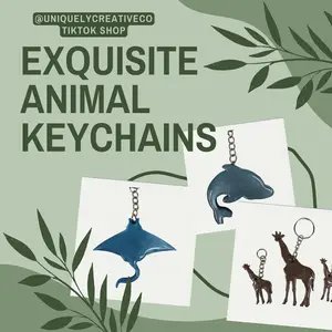 Masterfully Crafted Animal Keychains: A Diverse Collection of Exquisite Wildlife-inspired Accessories