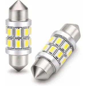 31mm Marine LED Festoon Bulbs for Navigation, Boat Anchor & Masthead Lights, Super Bright 12V 2PCS