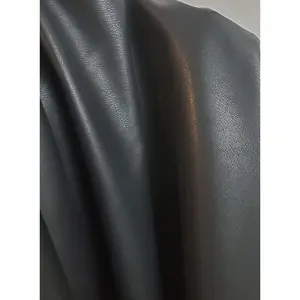 Black Garment Stretch Faux Vegan leather