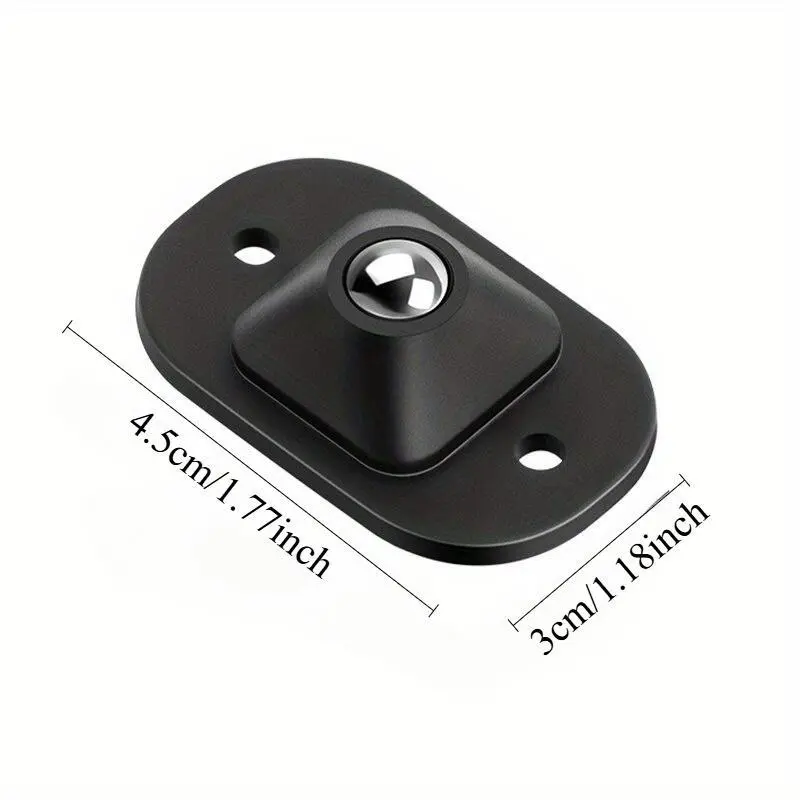 4pcs Self Adhesive Caster Mini Swivel Wheels Stainless Steel Universal 360 Degree Rotation Pulley for Furniture Storage Box