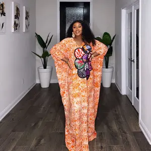 Adire Bubu Gown with Ankara Patchwork African Maxi Kaftan Dress Free Size Flowing Elegant Multiple Colors Designs Authentic Design Rich Look