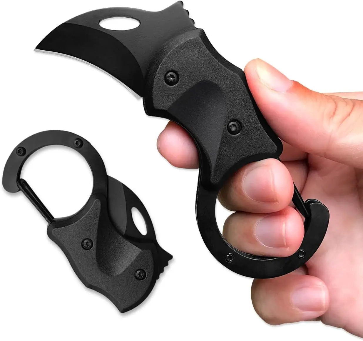 Unisex Mini Pocket Knife with Keychain Mount & Hiking Chain - Portable Folding Blade EDC Tool for Pocket Carry, Camping, Daily Use, Ideal Gift for Outdoor Enthusiasts, Edc Knives, Camping Survival Tool, Portable Multipurpose Knives