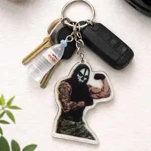 “Norse” Flexing Skull Keychain – Tiny Gains, Big Attitude