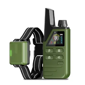 Jugbow Dog Shock Collar with 4500FT Remote Control, IPX7 Waterproof Nylon Strap, 3 Training Modes (Including Shock), Rechargeable E-Collar for All Dog Breeds (7.5-24 in Neck Size)