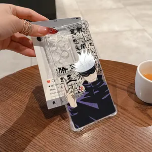 Anime Cartoon Spellcaster Gojos Phone Case Suitable for Samsung Galaxy S26 S25 S24 A26 A36 A17 A07 A55 A35 A06 A05 A14 A24 A34 A54 A16 A05S A25 A15 A23 A33 A53 A73 A13 A04E A04 S23 S22 S21 S20 FE Ultra Plus 4G 5G Anti Fall Soft TPU Back Cover