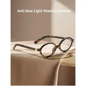 Oval vintage Reading Glasses Women Anti-blue Light Readers Men Blocking Blue Light Presbyopic Glasses Fashion Eyeglasses