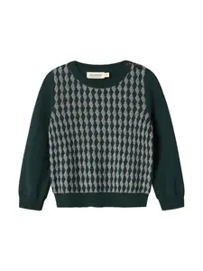 Marmar Tano Dark Leaf Pattern Sweater