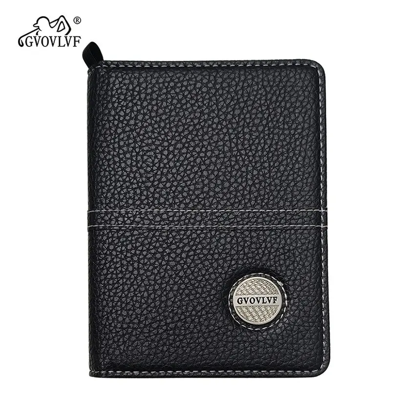 Sleek Golf Scorecard Holder Wallet with Built-in Ball Marker, Durable Score Keeper and Compact Golf Bag Accessory for Men & Women, Golf Bag Accessories