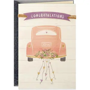 Hallmark Wedding Card, Bridal Shower Card, or Engagement Card (Enjoy Journey)