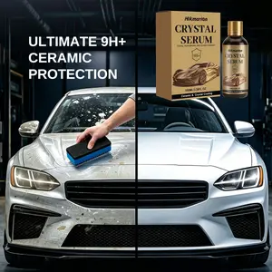 Crystal Serum Graphene Ceramic Car Coating 100ML 9H Auto Detailing Long Lasting Gloss Hydrophobic Scratch Resistant Paint Protection Car Care Nano Coating