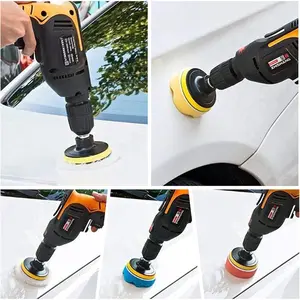 22PCS Sponge Polishing Pad Set/Wax Pad Set With Drill Bit Adapter,Sponge Pad, Car Detail Decoration Waxing Beauty, Enhancing Vehicle Gloss Polishing Pad,Car Beauty Tool,Car Maintenance Accessories