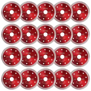20 PCS Saw Blades,Thin 4.5" Blade for, Tile Blade 4-1/2" for Chip-Free Cutting Porcelain Marble Tile.
