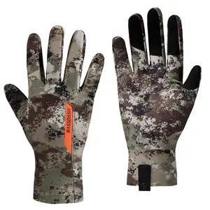 BASSDASH Camo Hunting Gloves Touchscreen Lightweight Glove for Warm Weather Turkey Fishing Outdoor Activities HG08