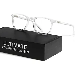 Sleep Glasses Blue Light Blocking Square Eyeglasses Dual AR Coatings for  Gaming Screen  & UV Protection