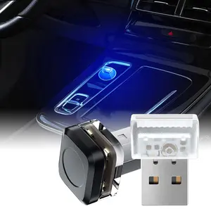 Romantic Decorative Light Portable Night Light Car USB Light Environmental Light Interior Atmosphere Light Romantic Decorative Light Mini USB Plug and Play Light Soft Light Car/Bedroom/Party/Festival Decoration