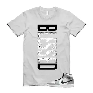 Unisex T-shirt to match Jordan Light Smoke Grey 1 Mid Black White - VERTBLS. 100% Cotton for Casual Wear. Comfortable Summer Unisex T-Shirt to match Jordan Sneaker. Streetwear Style. urban outfitters