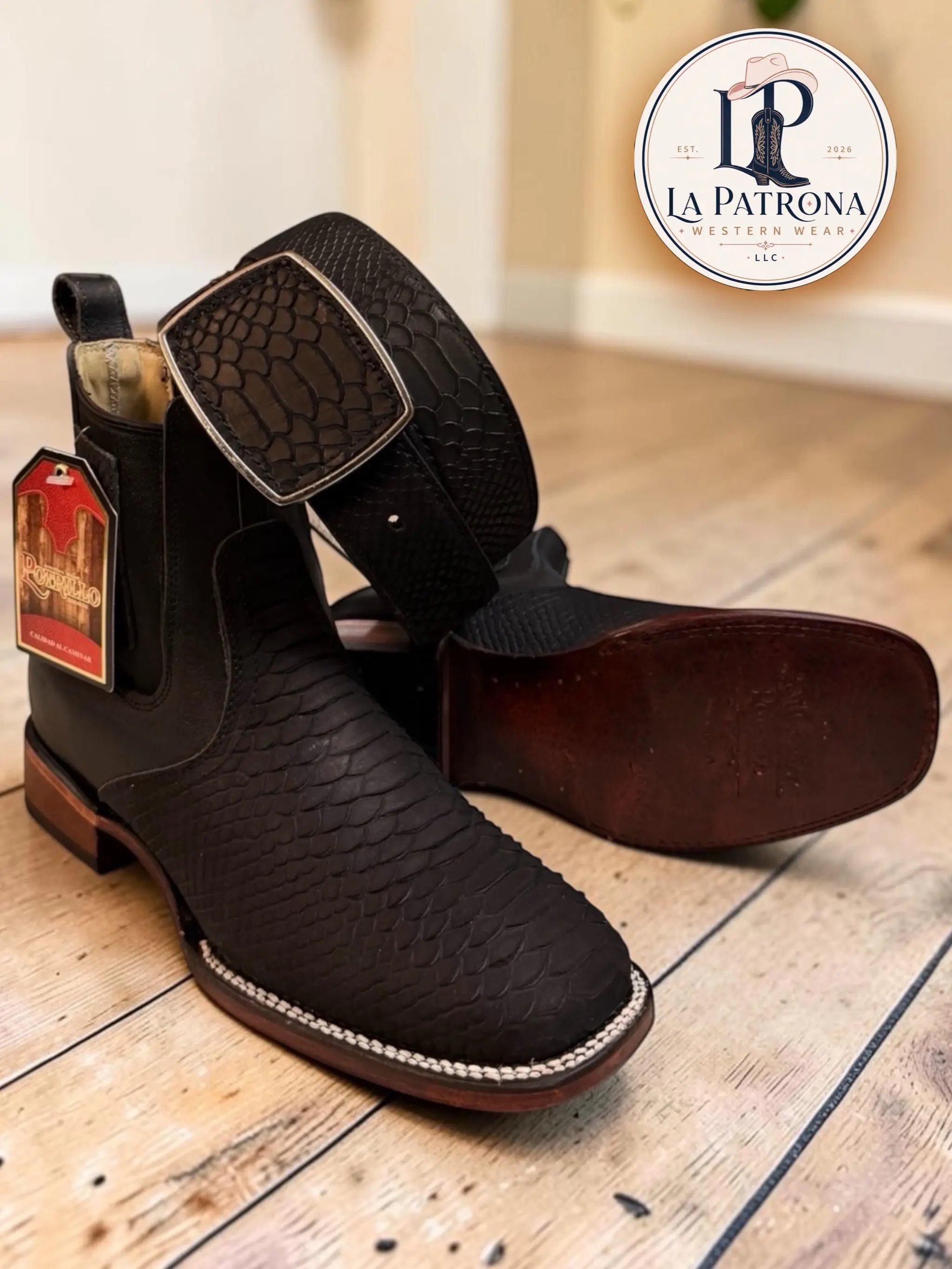 Mens Ankle Boots / Botin Vaquero para Hombre