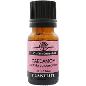 Plantlife Cardamom Essential Oil 10 ml – Warm Spicy Aromatherapy Oil with Soft Floral Notes