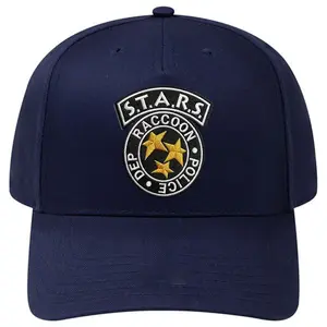 S.T.A.R.S Dep Racoon Police Hat, Resident Evil Embroidered Cap, Umbrella Corporation Hat, Leon Kennedy Cap, Horror Game Merch, Gamer Gift