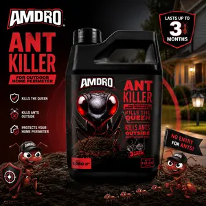 Amdro 100550427 Ant Killer for Outdoor Home Perimeter 24 oz, Black Label